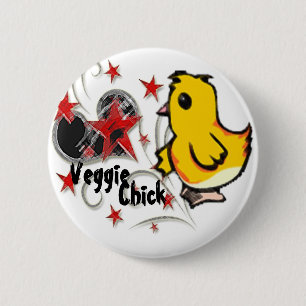 Veggie-Küken-Knopf Button