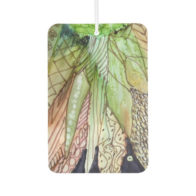 „Veggie Leaves“-Lufterfrischer Autolufterfrischer (Vorderseite)