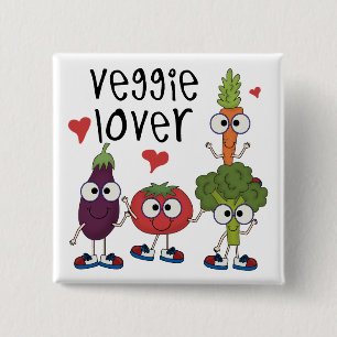 Veggie-Liebhaber Button