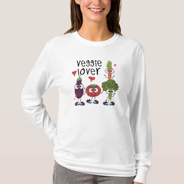 Veggie-Liebhaber T-Shirt (Vorderseite)