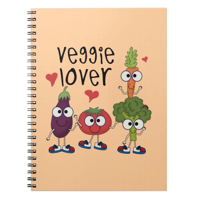 Veggie Lover Notizblock (Vorderseite)
