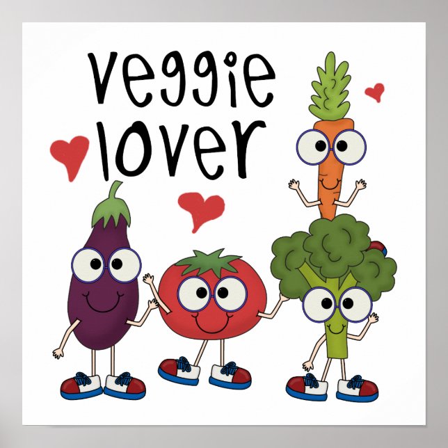 Veggie Lover Poster (Vorne)