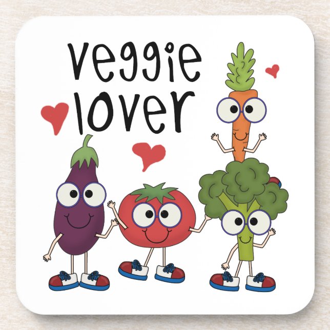 Veggie Lover Untersetzer (Vorderseite)