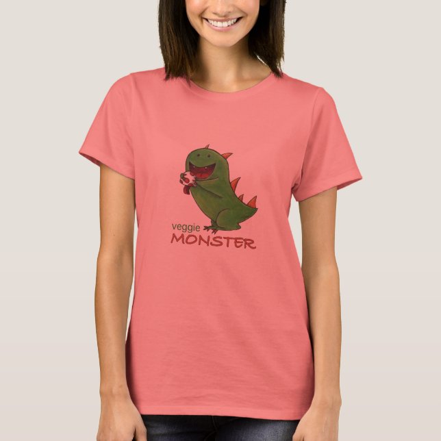 Veggie Monster Ladys Shirt (Vorderseite)