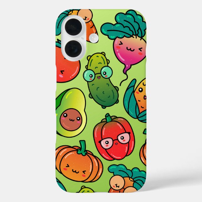 Veggie Pals - Kawaii Gemüse Case-Mate iPhone Hülle (Rückseite)