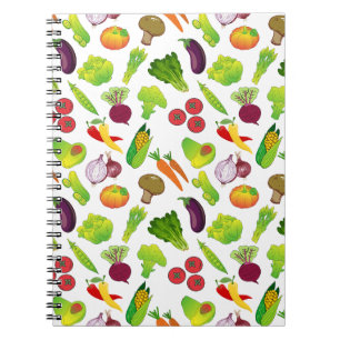 Veggie Pattern Notizblock