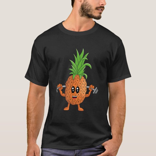 Veggie Power Ananas Power Vegan Protein Vegan T-Shirt (Vorderseite)