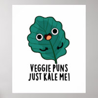 Veggie Puns Kale Me Funny Food Puff