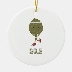 Veggie Runner 26,2 Keramik Ornament