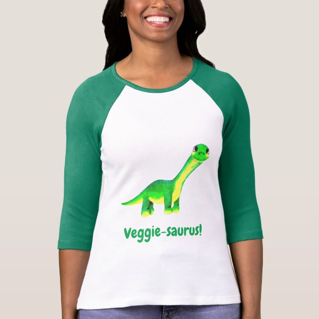 Veggie-Saurus-Shirt T-Shirt (Vorderseite)