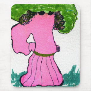 "Veggie Stroal Dance" Mousepad für abstraktes Desi