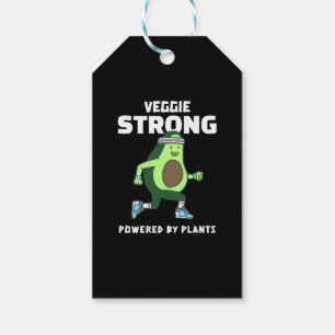 Veggie Strong, angetrieben von Pflanzen Geschenkanhänger