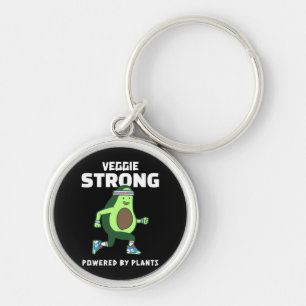 Veggie Strong, angetrieben von Pflanzen Schlüsselanhänger