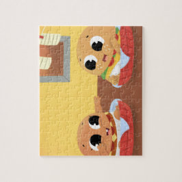 Veggie-u. Angus-Puzzlespiel Puzzle