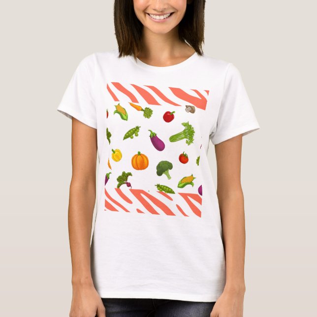 Veggie Vibes: Fresh & Fun Women's Kitchen T - Shir T-Shirt (Vorderseite)