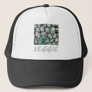 Veggie Vintag Vegetarian Gift Truckerkappe