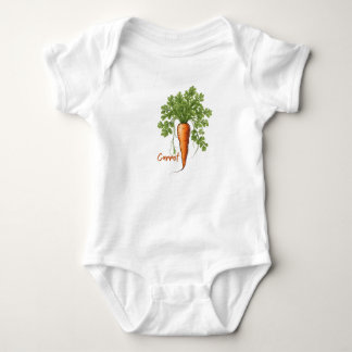 Veggies 19 Möhren, Gemüse, Lebensmittel, Gärtner,  Baby Strampler