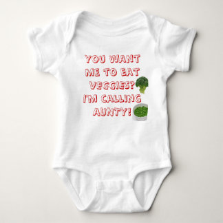 VEGGIES auf einem onsie Baby Strampler