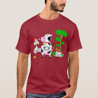 Veggies gegen Vegetarismus-T - Shirt