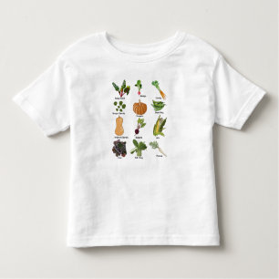 Veggies Herbst Gemüse Kleinkind T-shirt