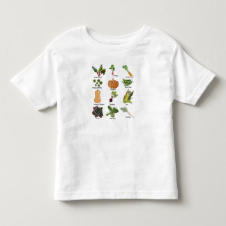 Veggies Herbst Gemüse Kleinkind T-shirt