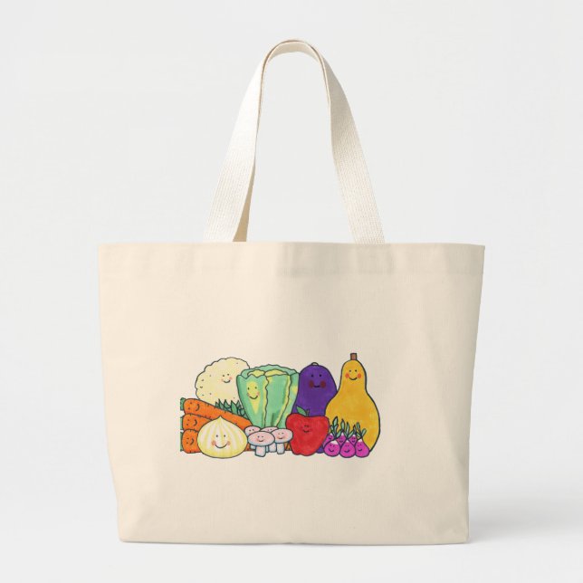 Veggies Jumbo Stoffbeutel (Vorne)