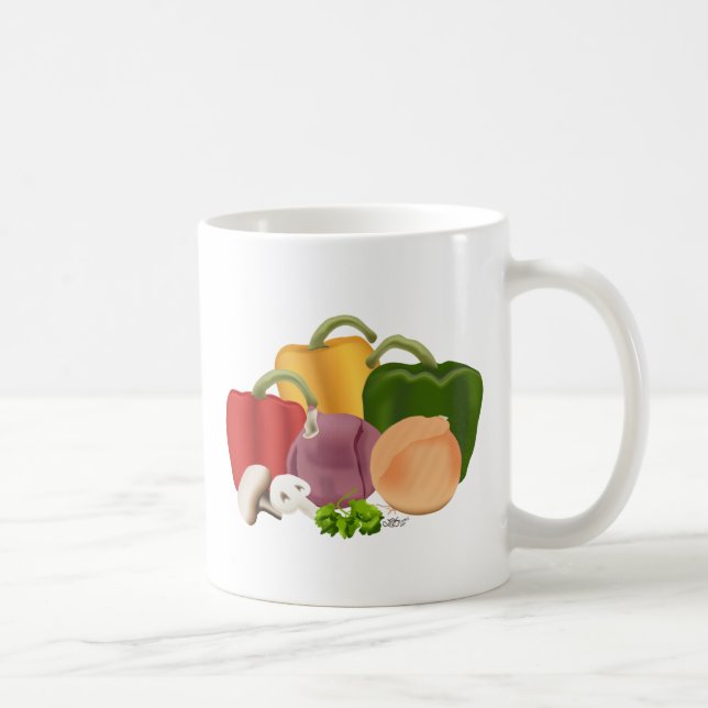 Veggies Kaffeetasse (Rechts)