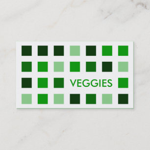 VEGGIES (Modquadrate) Visitenkarte