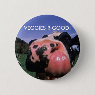 Veggies R gut! Button