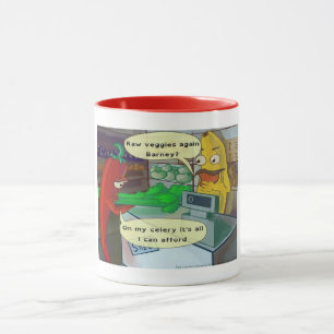Veggies Shopping Vegan - Kaffee-Tasse von Rick Lon Tasse
