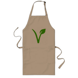 Veggiestolz, Vegetarier, Vegetarier, vegan, Vegans Lange Schürze