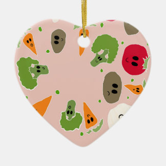 veggis Schwarm Keramik Ornament