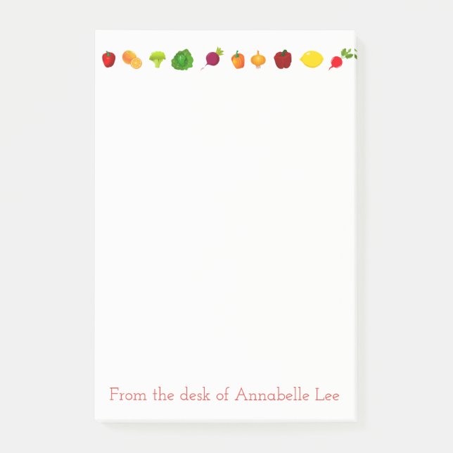 Vegitarian Reihe Post-it Klebezettel (Vorderseite)