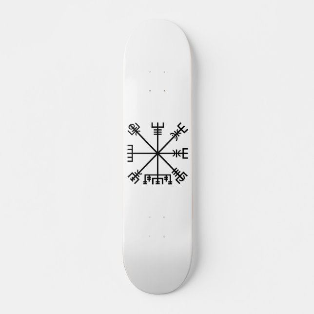Vegvisier Viking Symbol Skateboard (Vorne)