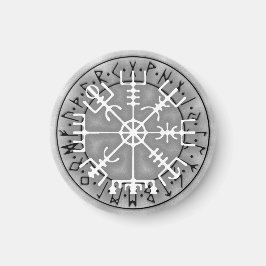 Vegvísir Isländisch Magischer Amuletstave Magnet