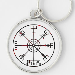 Vegvisir isländischen SchutzRunen Schlüsselanhänger