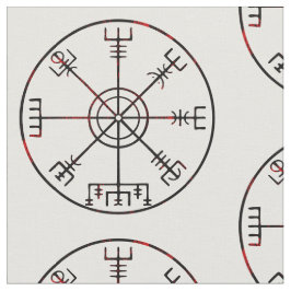 Vegvisir isländischen Schutzstave Stoff