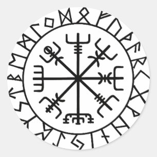 “Vegvisir” pegatina coche Runder Aufkleber