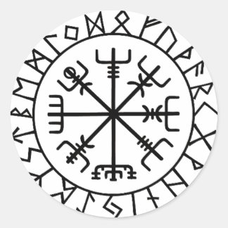 “Vegvisir”  pegatina coche Runder Aufkleber