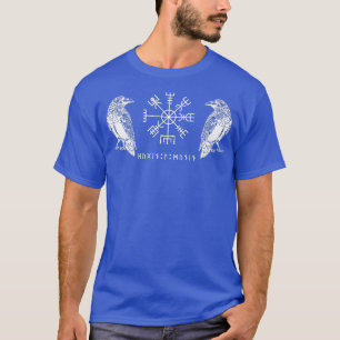 Vegvisir Ravens Odins Hugin und Munin T-Shirt