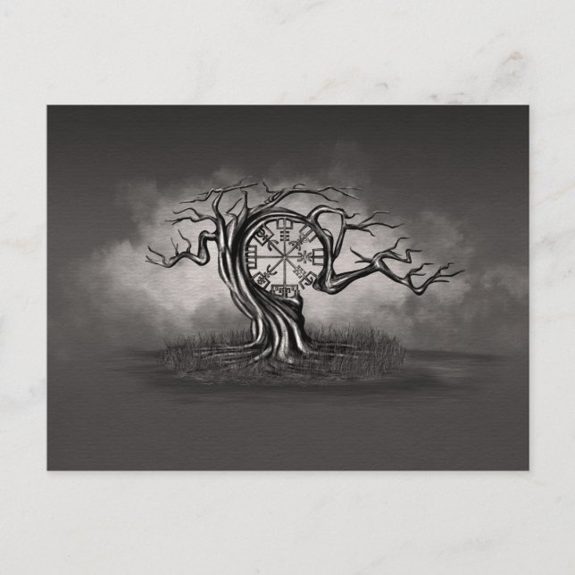 Vegvisir Tree Postkarte (Vorderseite)