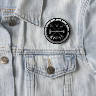Vegvisir Viking Compass Button