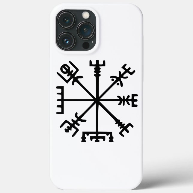 Vegvísir (Viking Compass) Case-Mate iPhone Hülle (Rückseite)