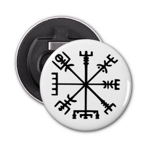 Vegvísir (Viking Compass) Flaschenöffner