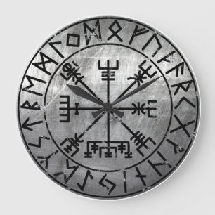 Vegvisir Viking Compass Große Wanduhr