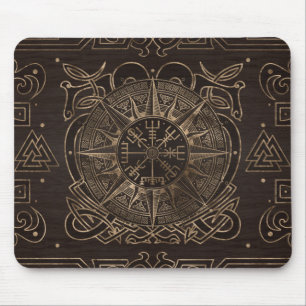 Vegvisir - Viking Compass Ornament Mousepad