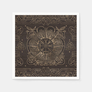 Vegvisir - Viking Compass Ornament Serviette