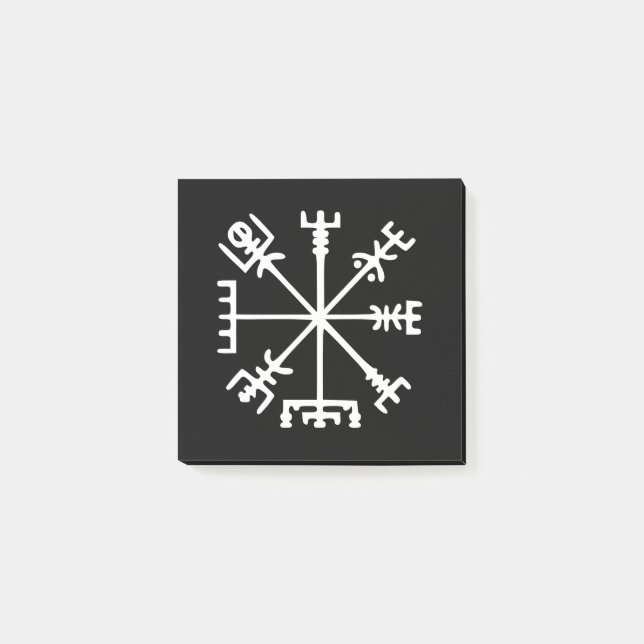 Vegvísir (Viking Compass) Post-it Klebezettel (Vorderseite)