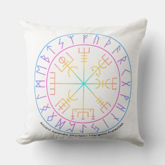 Vegvisir Viking Compass Symbol Design  Kissen