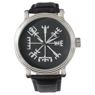 Vegvísir (Viking-Kompass) Armbanduhr